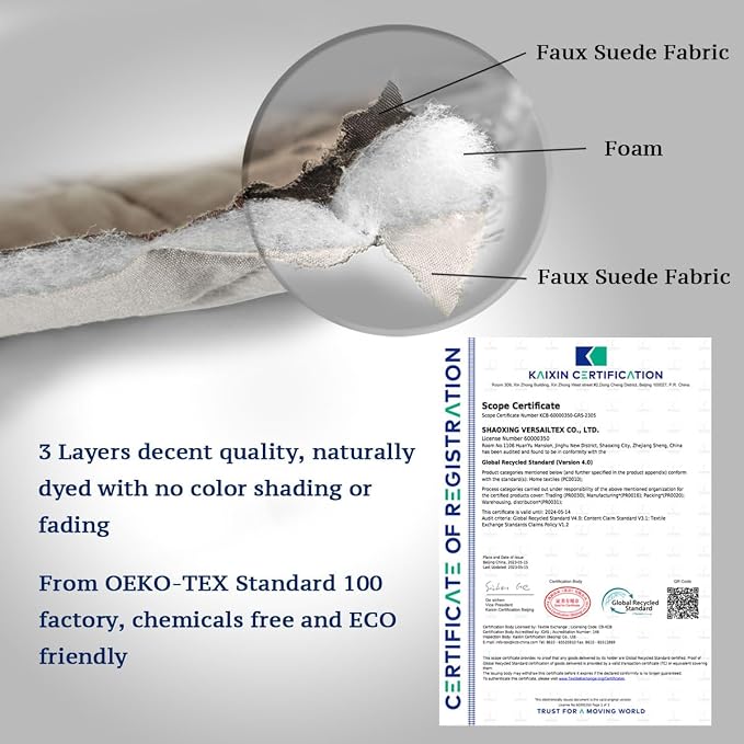 H.VERSAILTEX Water Repellent Loveseat Cover Loveseat Slipcover for Dogs Couch Protector Reversible Couch Cover for 2 Cushion Couch Furniture Protector for Pets(Oversized Loveseat, Taupe Brown/Beige)