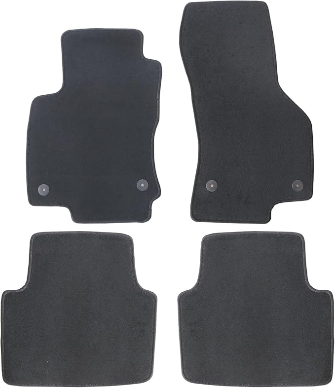 GXARTS Car Waterproof Floor Mats Carpet Full Set Compatible with Volkswagen Jetta 2019 2020 2021 2022 2023 2024 2025 | All-Weather Protect, Non-Slip Backing Automobile Floor Liner
