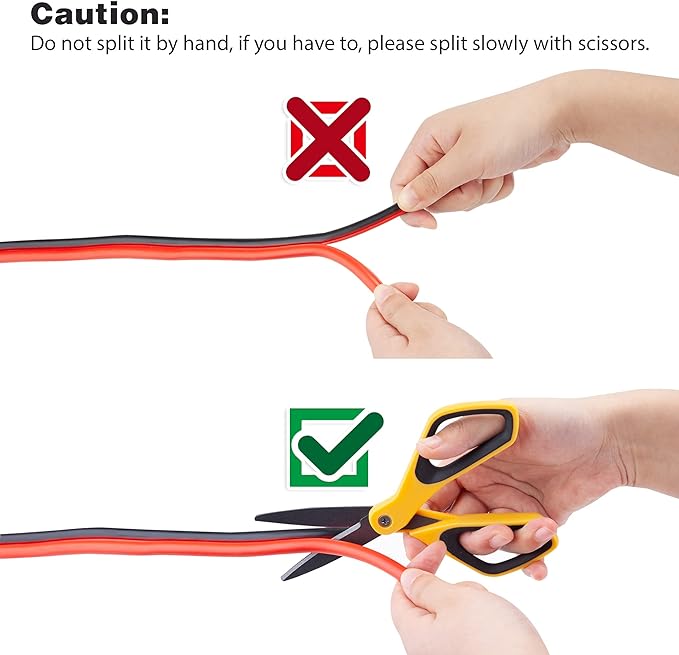 Cartman 2 Gauge 16 ft Heavy Duty Jumper Cables with Carry Bag | Dual-Connection Clamps, Heavy-Duty CCA Conductors, Cold-Resistant TPR Jacket