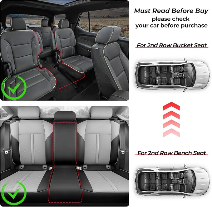 Auxko All Weather Floor Mats & Cargo Mat with Backrest Mat Fit for 2026 2025-2019 Subaru Ascent 7/8 Seats TPE Liners Accessories All Season Guard Odorless Floor & Trunk Mats & Back Seat Protector