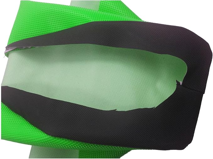 Motorcycle Universal Seat Cover non-slip thick 3D particles suitable Rubber Striped Grip Gripper Soft For CRF WR WRF RMZ YZF SXF EXC EXC XC SX CR KLX 250 Dirt Pit Bike Motocross (Orange) (Green)