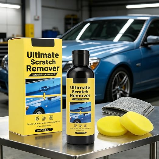 Scratch Remover, Scratch Car Scratch Remover Kit, Quick Fix Removal Paste for Deep Scratches, All Paint Colors Polishing Kit 3.53oz