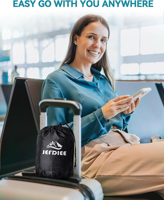 Travel Pillow,Inflatable Airplane Pillow for Sleeping to Avoid Neck and Shoulder Pain,Supports Head and Chin Used for Airplane,Car,Bus and Office