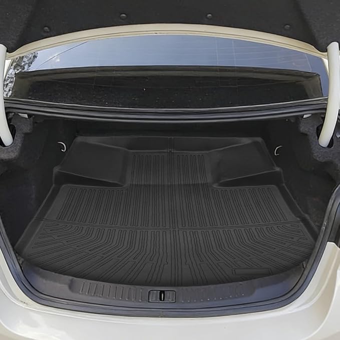 Floor Mats for Chevy Malibu 2013-2015,Also for 2016Chevrolet Malibu Limited | 8th gen Malibu Floor Mats for Malibu LS LT LTZ Eco, 1st & 2nd Row & Cargo Liner, TPE Anti-Slip Waterproof Duty