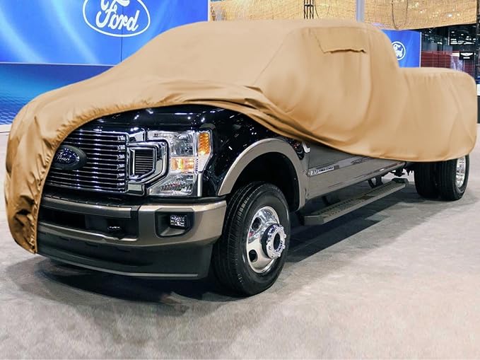 Heavy Duty Outdoor Car Cover Custom Fit for Ford 1999-2026 F250/F350, Windproof All Weather Waterproof Sun Rain UV Dust Snow Protection Outdoor Car Covers