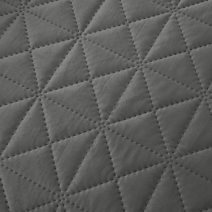 Ameritex Sofa Cover Waterproof for Seats Couch Cover for Dogs Pet Couch Cover Velvet for Chair Loveseat Sofa Machine Washable (Dark Grey, 30x80 Inch)