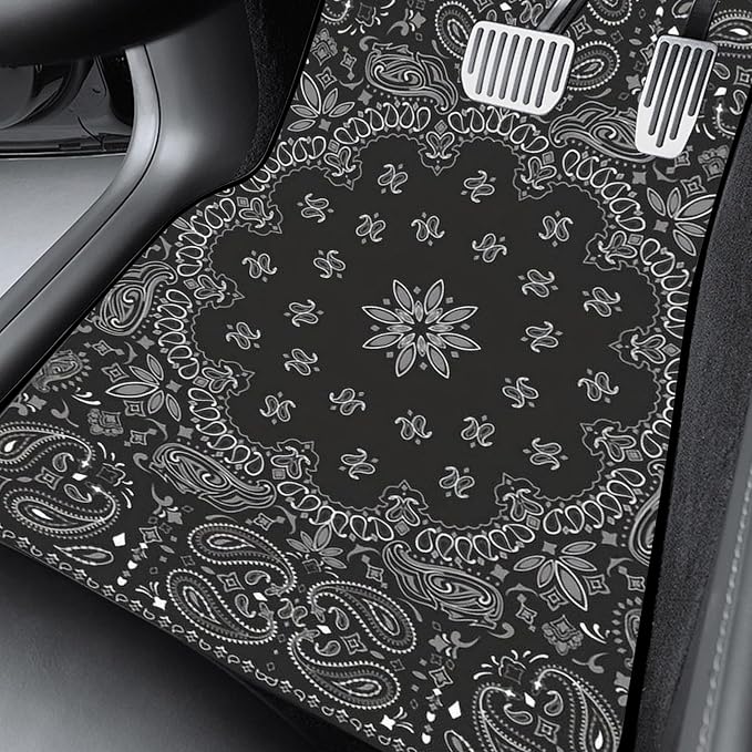 Car Floor Mats Non-Slip Automotive Floor Mats All-Weather Front Rear Car Floor Foot Mat Sets of 4 Pieces Foot Mats Rugs Carpet for Car Trucks SUV Sedans (NO.31)