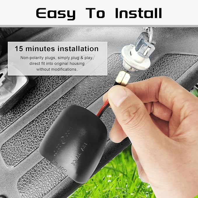 2PCS LED License Plate Light Tag Lamp, Compatible with Chevy Silverado 1500 2500 3500 Escalade Suburban GMC Tahoe Sierra Yukon XL