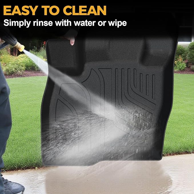 Floor Mats for Ford Edge 2015-2026, All Weather Floor Mats Trunk Cargo Liner with Backrest Protectors and Door Sill Guards Accessories, Full Coverage Set