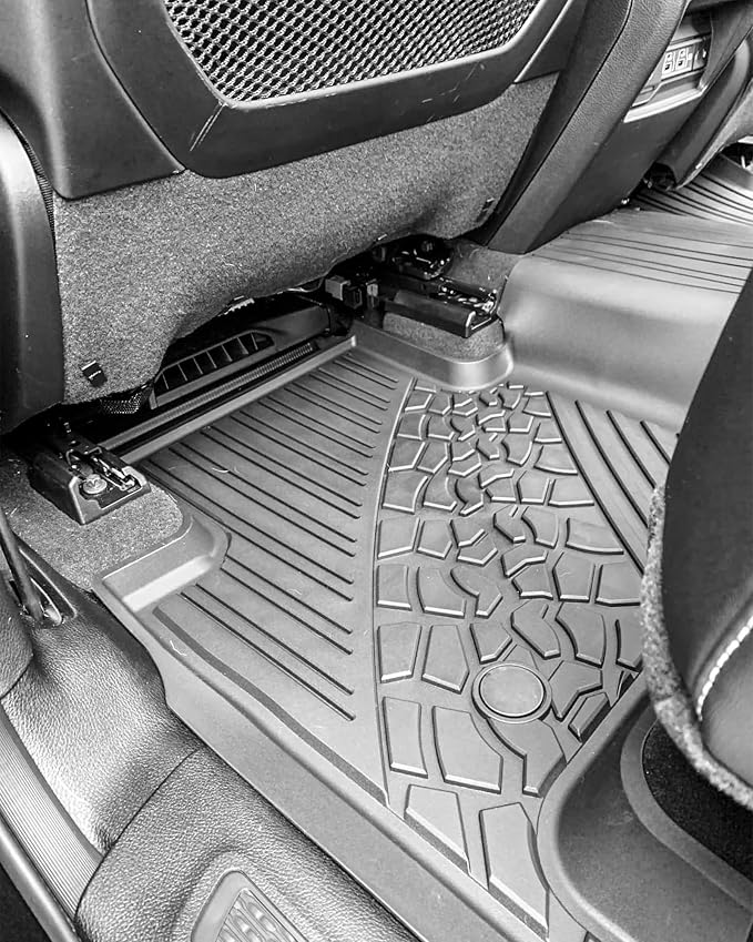 3W Floor Mats & Cargo Liner & Seatback Mats Fit for 2022-2025 2026 Jeep Grand Cherokee WL/4xe 5-Seat Only, (NOT for WK2 or L), TPE All Weather Heavy Duty Car Accessories