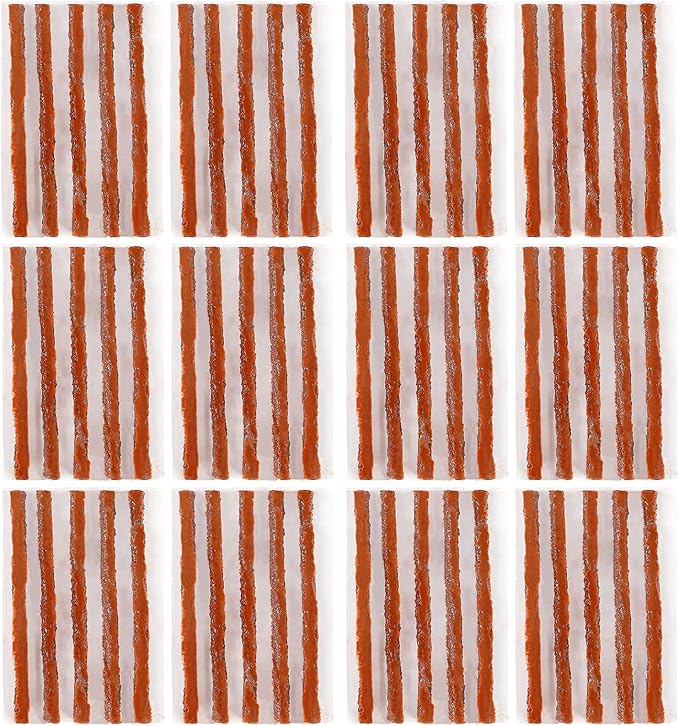 60 Pcs Tire Plugs Repair, Tire Repair Gum for Tubeless Puncture,Tires Strings Rubber Plug Tool for Car, RV, SUV, ATV, Motorcycle, Truck,Tractor