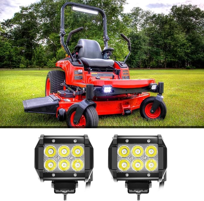 Nilight 2PCS Mounting Base Bracket LED Light Bar Slide Mount Bracket 2 Years Warranty (90034B),Black