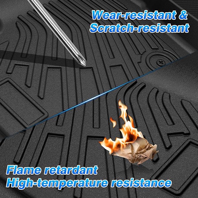 Cartist Custom Fit for Floor Mats Nissan Sentra 2020-2024 2025 2026 All Weather Floor Liner 1st & 2nd Row Carpet Cover TPE Waterproof