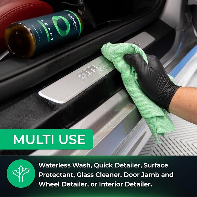 Armour Detail Supply - Adapt Waterless Wash & Quick Detailer and Multi-Use Formula, Streak-Free, UV Protection, Scratch Reducer (1 Pint)