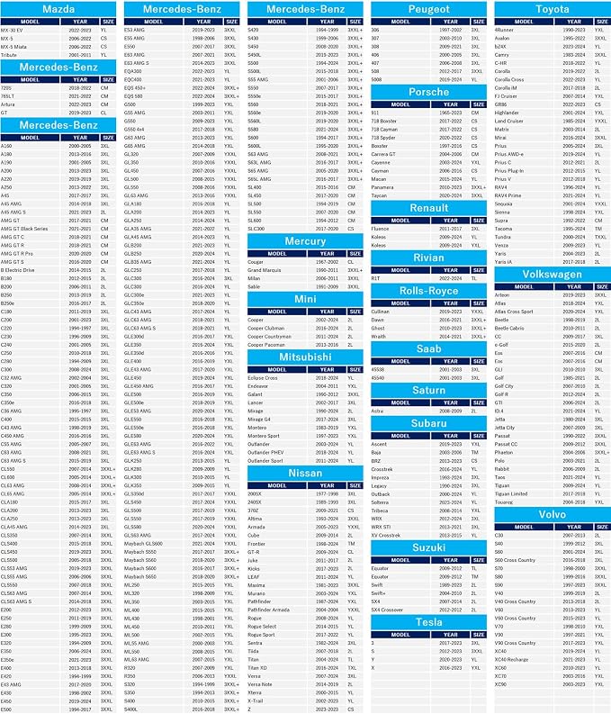 Tecoom Thick Shell Super Breathable Waterproof Windproof Snow Sun Rain UV Protective Outdoor All Weather SUV Car Cover Fit 206-215 Inches Full-Size SUV