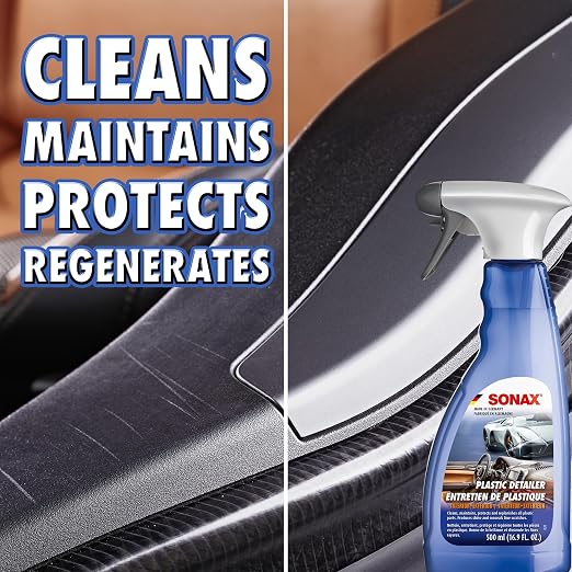 SONAX Profiline Plastic Care – Professional Interior & Exterior Plastic Protectant for Car Plastic Trim, Engine Dressing, and Other Plastic Surfaces | 5L