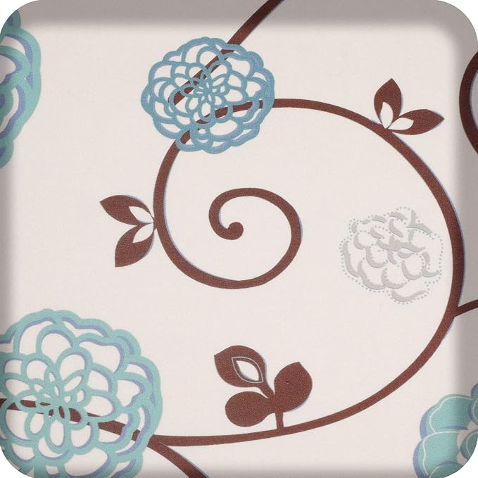 SearchI Seat Covers for Dining Room Chairs Stretch Printed Chair Seat Covers Set of 6, Removable Washable Upholstered Chair Seat Protector Cushion Slipcovers for Kitchen, Office(Ball Flower)