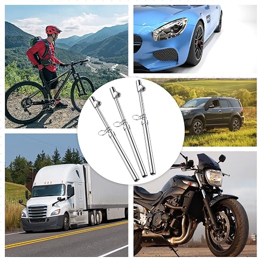 Tallew 10 Pack Dual Head Tire Pressure Gauge Heavy Duty Air Pressure Tire Gauge for Auto Truck Car RV Van Gage Range 10-150PSI, 1-10Bar (Silver)