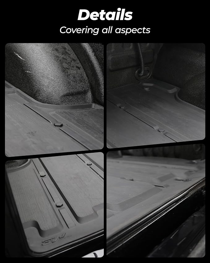 3W Front Cargo Liner Fit for Silverado EV/GMC Sierra EV/Sierra EV Denali 2024 2025 2026 Accessories All Weather TPE Custom Fit Front Trunk Liner for Silverado EV/GMC Sierra EV/Sierra EV Denali