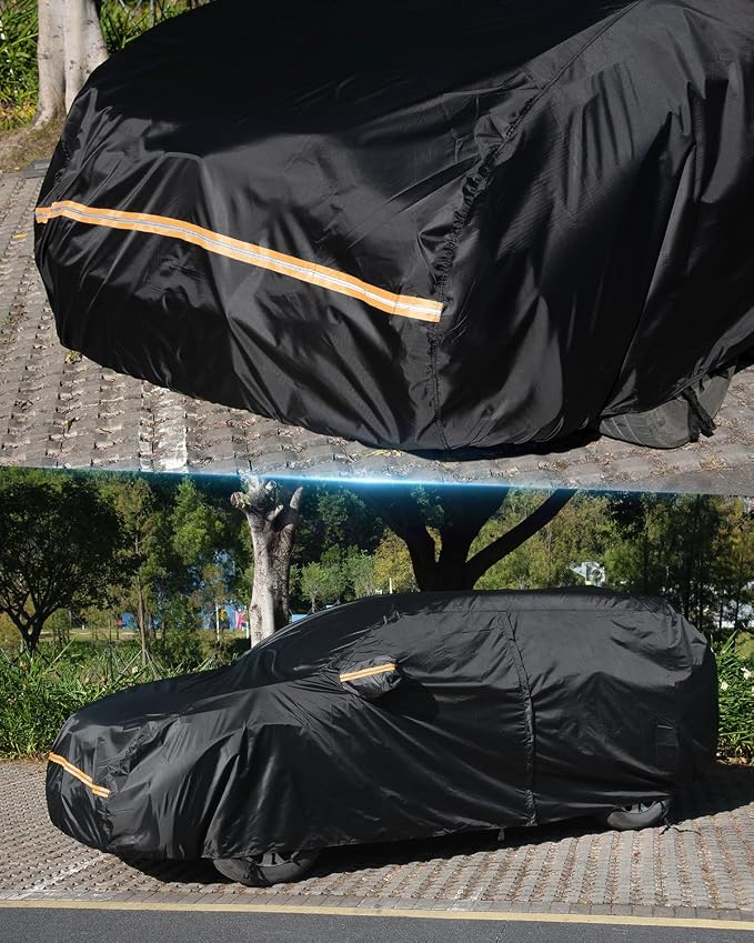INSAUTO Custom Fit Car Cover for Honda CRV 1997-2026, Toyota RAV4 2006-2026, Waterproof All Weather Full Exterior Protection, Sun Rain Snow, with Driver Door Zipper