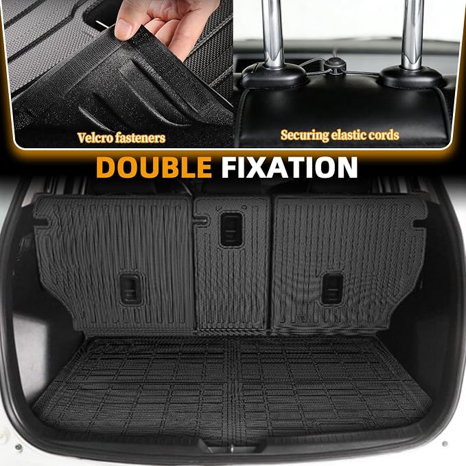 Floor Mats for Mazda CX5 2013-2016 | CX5 TPE Floor Mats 1st & 2nd Row & Cargo & Backrest Mats, Non-Slip Waterproof Summer Winter Floor Liners Accessories