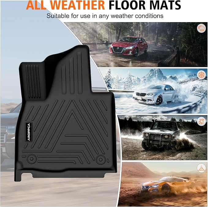 All Weather Car Floor Mats Cargo Liner with Backrest Mat for 2026 Hyundai Palisade 7&8 Seats (Only Fit Fuel), TPE Rubber Liners Full Set Automotive Mats for 2026 Hyundai Palisade Accessories