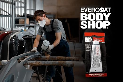 Evercoat Body Shop 105023 Blue Cream Hardener for Use with Fillers, Putties, Reinforced Fillers & Fiber Glass Adhesive Fill & Finish Products 2.75 Fl Oz.