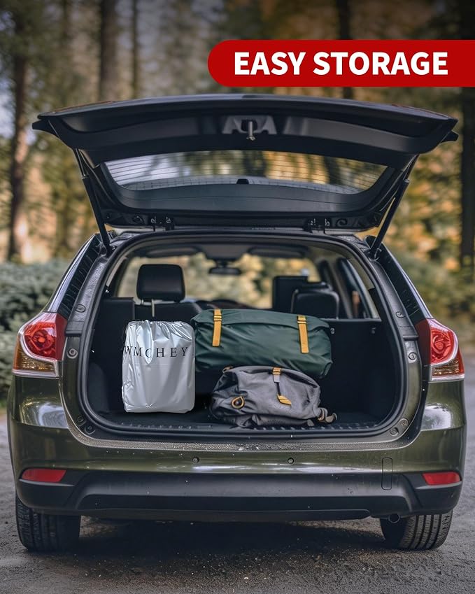 Car Cover Waterproof All Weather,6 Layers Car Covers for Automobiles, Full Exterior Cover with Zipper, Outdoor Car Cover Sun UV Rain Snow Wind Protection, Fit for 185"(185 * 70 * 59 inch) Sedan