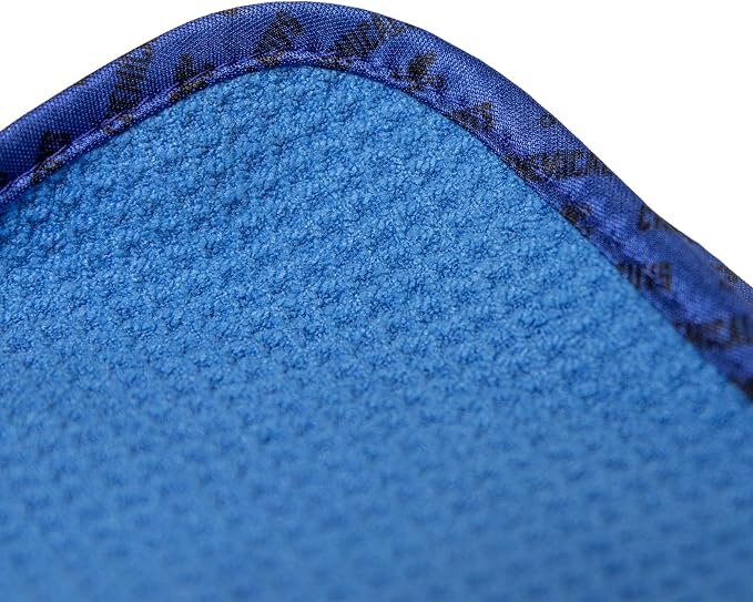 Chemical Guys Waffle Weave Glass Cloth Microfiber Towel, Blue, 24 x 16 | For streak-free cleaning on cars, trucks, and SUVs, blue waffle weave streak-free cleaning cloth, lifts fingerprints