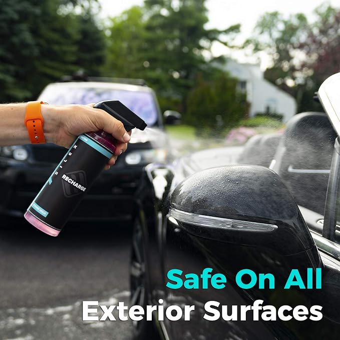 Recharge Ceramic Coating Spray (128oz) | Ultra-Hydrophobic Car Ceramic Detail Spray | Replaces Wax & Sealants | DIY-Friendly Protection for Cars, Trucks & SUVs | 6 Months of Protection