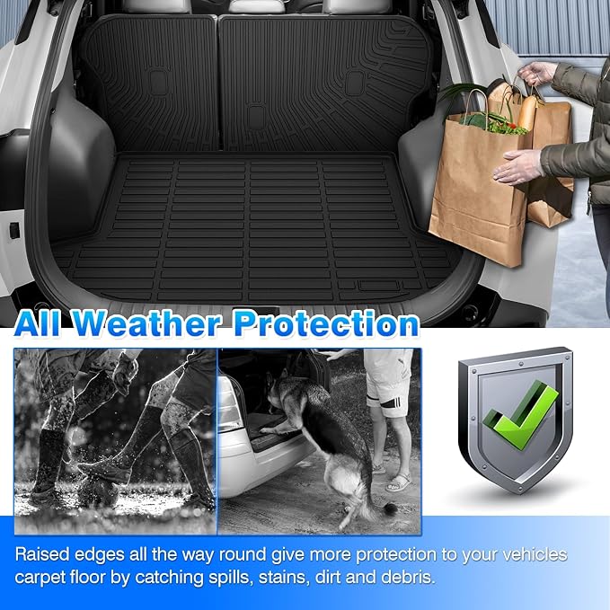 CARTIST Trunk Mat for Kia Sportage 2023-2026 Gasoline Only, All Weather Cargo Liner Heavy Duty Car Mats, Car Accessories for Sportage