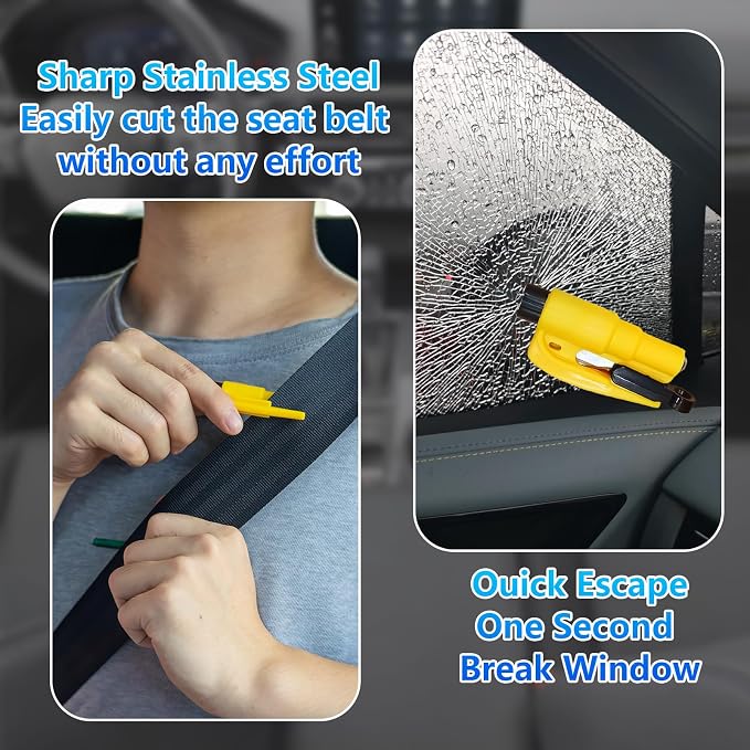 【Compatible with Nissan Rogue】 Seat Gap Filler,No Drop Seat Guard Compatible with Nissan Rogue,Drop Seat Guards for Cars(2Pcs),Emergency Keychain Car Escape Tool(2Pcs)