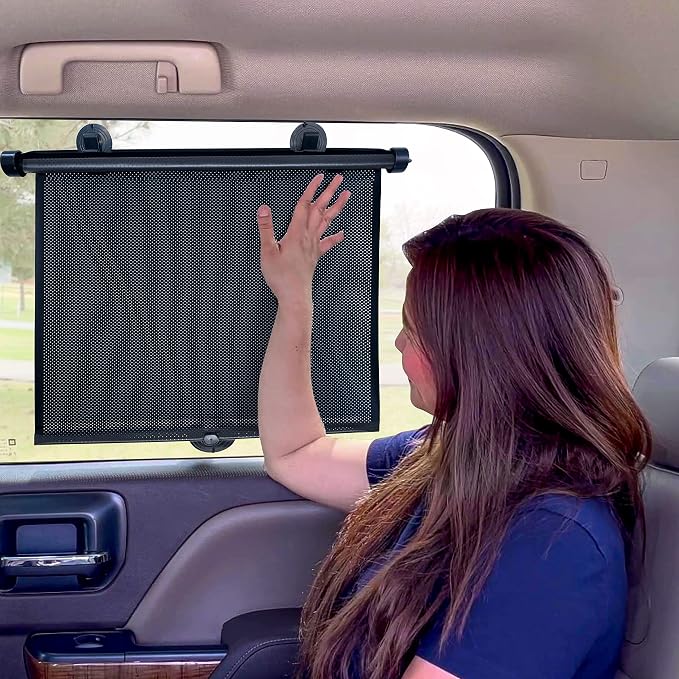 EcoNour Car Window Shades for Windows (2 Pack) | Shade Automotive Interior Sun Protection Large Offers Complete from UV Rays and Glare 18" x 20"