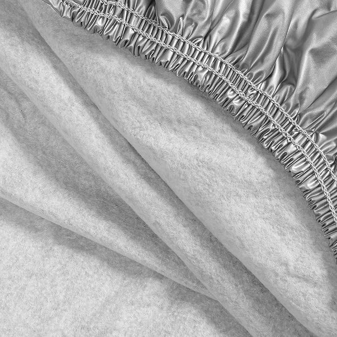 Motor Trend Safeguard Heavy Duty Car Cover for Vans & SUVs - Car Tarp Waterproof All Weather SUV, Sun Protection, UV Rain Snow Winter, Outdoor Reflective - Up to 225" Length