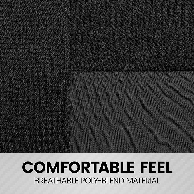BDK PolyPro 2-Pack Front Car Seat Covers Set in Charcoal/Black - Front Seat Covers for Cars Trucks Vans SUVs Sedans, Easy to Install Front Car Seat Cover Protection, Universal Fit Car Accessories