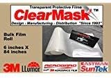 ClearMask 6" X 84" Fabricated Paint Protection Film Roll (8 Mil Clear Urethane Film from 3M, Eastman Llumar Suntek or Equal)