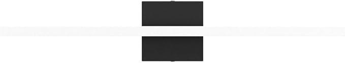 Combuh Bathroom Light Fixtures Dimmable Black Vanity Lights Bar 24 Inch 14W Bathroom Lights Over Mirror ip44 Wall Sconces Daylight White 6000K