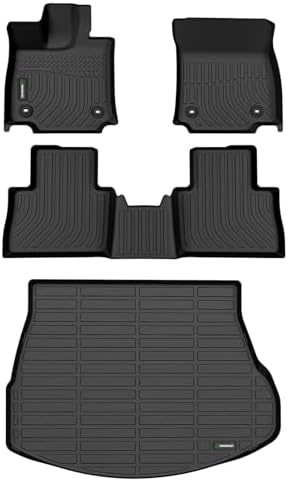 ANBINGO®Fit for Lexus NX Floor Mats 2022-2026 NX250/ NX350/(Not NX350h/ NX450h+) for Lexus NX Car Mats All Weather Mats for NX TPE Car Mat Rugs for NX Rubber Trunk Carpet