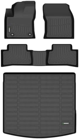 ANBINGO®Custom Toyota Corolla Cross Hybrid Floor Mats 2022-2026 for Toyota Corolla Cross Hybrid Car Weather Mat All Weather Mats for Corolla Cross TPE Car Matt Rugs for Corolla Rubber Trunk Carpet