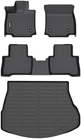 ANBINGO®Fit for Lexus NX Hybrid Floor Mats 2022-2026 (Only NX350h/NX450h+) for NX Hybrid Car Mats All Weather Mat for NX TPE Car Mat Rugs for Lexus NX Rubber Trunk Carpet