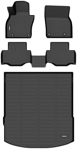 ANBINGO®Floor Mats & Cargo Liner Fit for 2025 2026 Mazda CX-70 (Include PHEV), All Weather Protection TPE Heavy Duty Non-Slip Automotive cx70 Floor Liners Fits Full Set Accessories, Black
