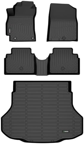 ANBINGO®Fir for Hyundai Elantra Floor Mats 2021-2026(Only Gas & Automatic)&Cargo Liner All Weather Mats for Elantra TPE Car Mat Rugs for Elantra Rubber Trunk Carpet for Elantra