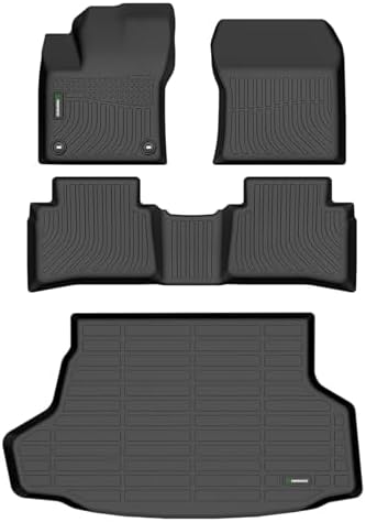 ANBINGO®Custom Toyota Prius Prime Floor Mats 2017-2022 for Toyota Prius Prime Car Weather Mat All Weather Mats for Prius Prime TPE Car Matt Rugs for Prius Prime Rubber Trunk Carpet for Prius Prime