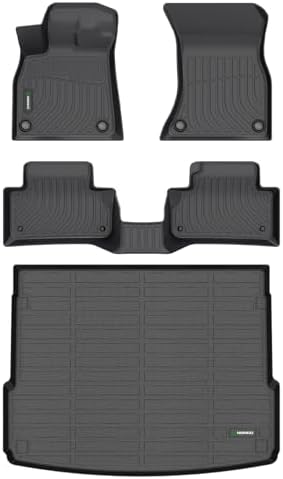 ANBINGO®Floor Mats Fit for Audi Q5 (No PHEV) 2024-2018 & Cargo Liner All Weather Car Mat for Audi Q5 TPE Trunk Mat for Q5 Rubber Liner Carpet for Q5 Automotive Accessories
