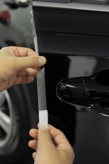Roll Door Edge Guard Paint Protection Film 0.4" 1" 2" 4" 8" x 240" 5' to 33 Yd, 8mil Impact Areas Scratches Chips Debris Clear Long-Lasting Resistant UV Gard (1 Inches x 5 YD)
