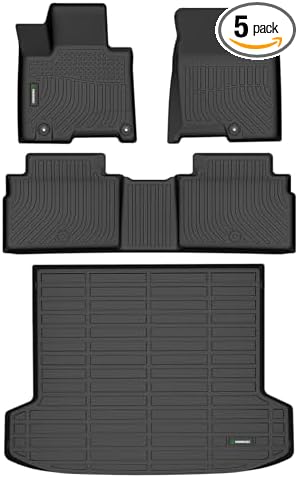 ANBINGO®Floor Mats & Cargo Liner for Hyundai Tucson PHEV (Plug-in Hybrid) 2022-2026 All Weather Mat for Tucson TPE Car Matt Rugs for Tucson Rubber Trunk Carpet Accessories