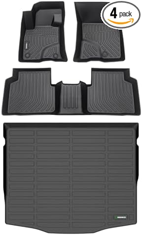ANBINGO®Fit for Ford Escape Floor Mats 2020-2026(Gasoline Only) All Weather Mats for Ford Escape TPE Car Matt Rugs for Escape Rubber Trunk Carpet for Escape Automotive Accessories