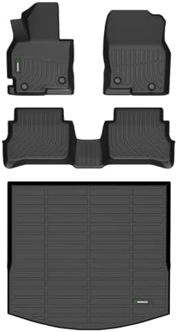 ANBINGO®Custom Mazda CX5 Floor Mats 2013-2016,for Mazda CX-5 Car Mat All Weather Mats for CX5 TPE Car Matt Rugs for 2014 CX5 Rubber Trunk Carpet for 2015 CX5