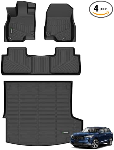 ANBINGO® Floor Mats & Cargo Liner for 2019-2025 Acura RDX, Base/Technology Package/A-Spec Package/Advance Package/A-Spec Advance Package/PMC Edition, All Weather TPE Automotive Floor Liners