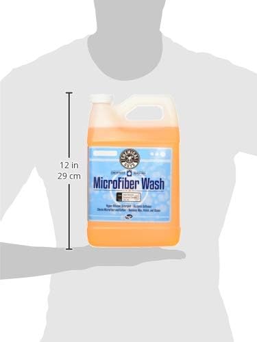 Chemical Guys, Microfiber Wash & Towel Detergent, Concentrated, 1 Gallon | Concentrated detergent deep-cleans microfiber towels, mitts and pads, lifting wax, grease and grime, orange scent